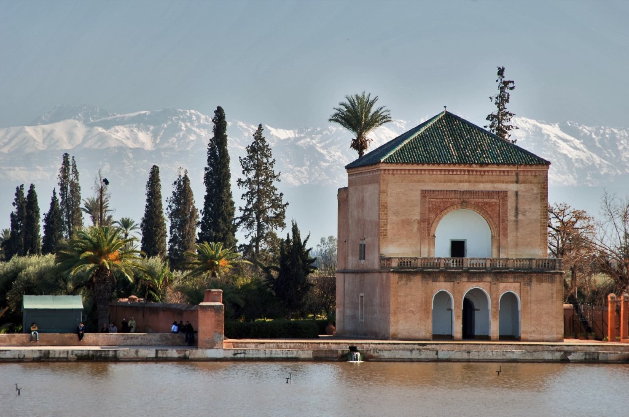 Jardín de la Menara en Marrakech
